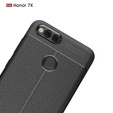 Czarne Etui Football Grain TPU Case do Huawei Honor 7X