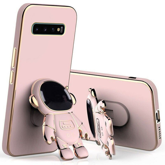 Etui do Samsung Galaxy S10 Plus, Astronaut, różowe rose gold