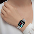 Pasek Bransoleta Milanese do Xiaomi Redmi Watch 3 Active, Srebrna