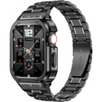 Stalowa bransoleta z etui do Apple Watch Ultra 49 MM, Czarna