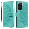 Etui z klapką do Xiaomi Redmi Note 11/11S, Mandala, zielone