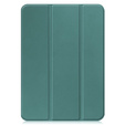 Etui do iPad 11" 2025 A16 (11 gen.) / iPad 10.9" 2022 (10 gen.), Smartcase z miejscem na rysik, zielone