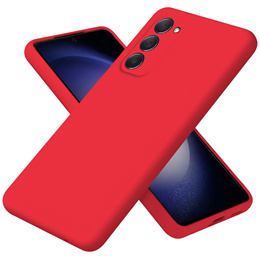 Etui do Samsung Galaxy S23 Plus, Silicone Lite, czerwone