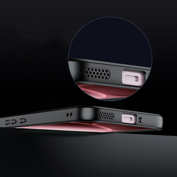 Etui do Oppo A6 Pro 5G, Fusion Hybrid, matowe czarne