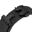Pleciony Pasek Nylonowy z Klamrą do Apple Watch 1/2/3/4/5/6/7/8/9/10/11/SE 38/40/41/42mm – Czarny