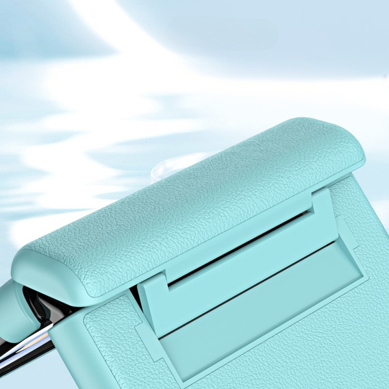 Etui do Samsung Galaxy Z Flip7 FE / Z Flip6, Slim Leather, zielone