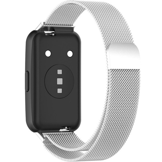 Pasek Bransoleta Milanese do Huawei Band 7, Srebrny