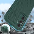 Etui do Samsung Galaxy A54 5G, Twill Dots, z ochroną aparatu, Zielone
