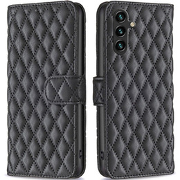 Etui z klapką do Samsung Galaxy A15, Wallet, BINFEN COLOR, czarne
