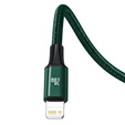 Baseus Rapid Series 3‑w‑1 kabel 20 W 1,5 m – zielony