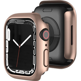 Etui do Apple Watch 7/8/9 45mm, Różowe złoto
