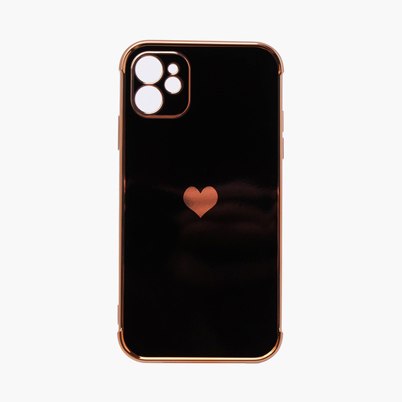 Etui do Apple iPhone 11, Electro heart, czarne