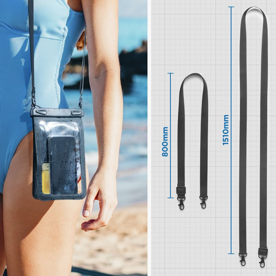 SPIGEN A603 Uniwersalne Wodoodporne Etui - czarne