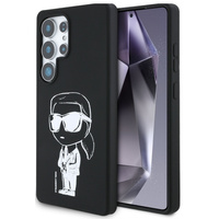 Etui Karl Lagerfeld do Samsung Galaxy S25 Ultra, Etui Karl Lagerfeld Graffiti Ikonik, Czarne