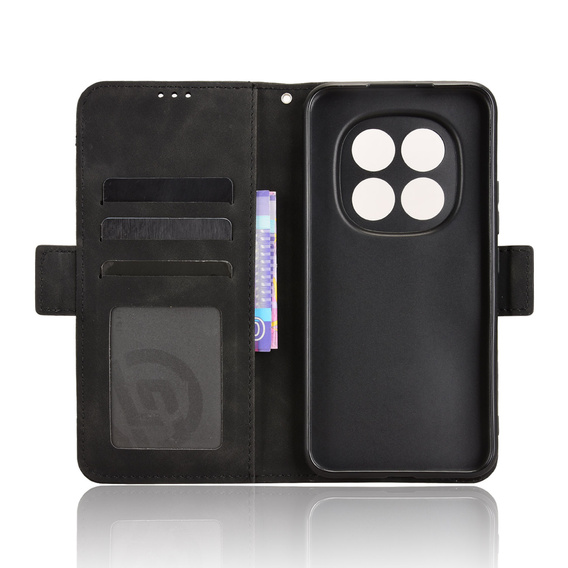 Etui z klapką do Xiaomi Redmi Note 15 Pro 5G, Card Slot, czarne