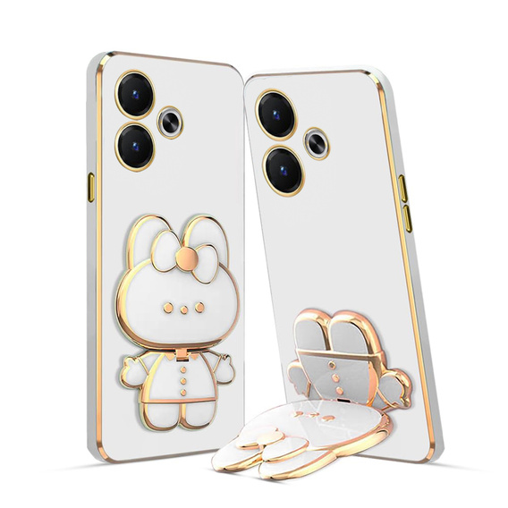 Etui do Xiaomi Redmi 13, Bunny, białe
