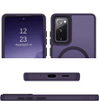 Etui do Samsung Galaxy S20 FE, do MagSafe, ERBORD Matt Case, ciemnofioletowe + Szkło na ekran