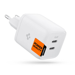 OUTLET SPIGEN Pe2106eu Uniwersalna Ładowarka Sieciowa 2x Type-C 65W, biała