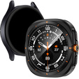2w1 Etui + Szkło Hartowane do Samsung Galaxy Watch 7 44mm, Czarne