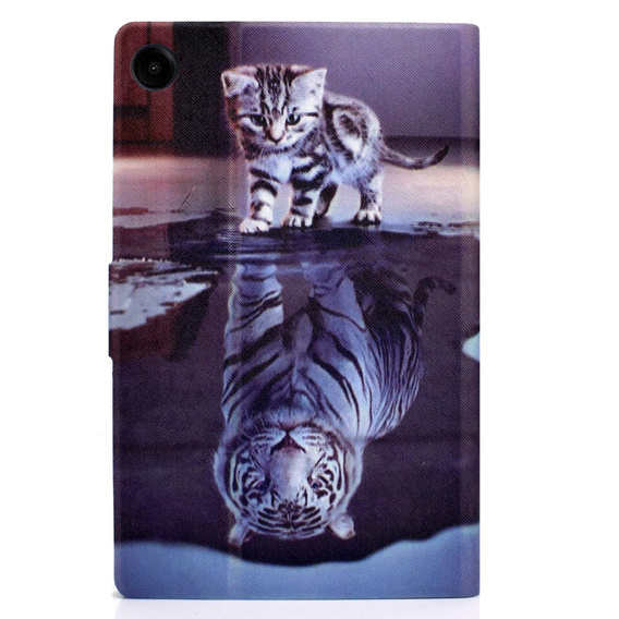 Etui do Samsung Galaxy Tab A9 X110 / X115, cat and tiger