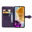 Etui z klapką do Samsung Galaxy M15 5G, Mandala, fioletowe