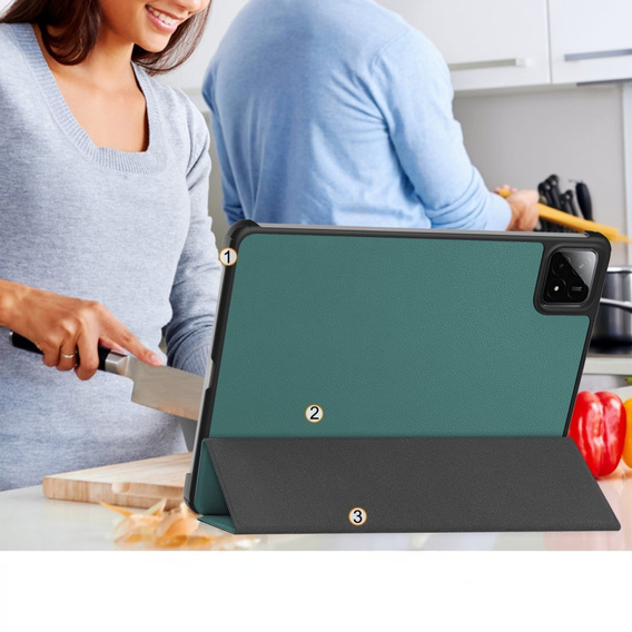 Etui do Xiaomi Pad 7 / 7 Pro, Smartcase, zielone