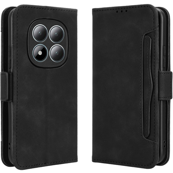 Etui z klapką do Xiaomi Redmi Note 15 Pro Plus 5G, Card Slot, czarne