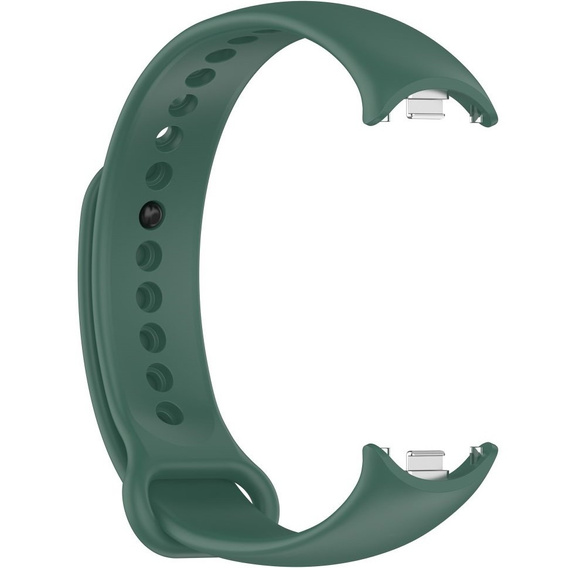 Pasek Silikonowy do Xiaomi Smart Band 10 / 9 / 8, Ciemny Zielony