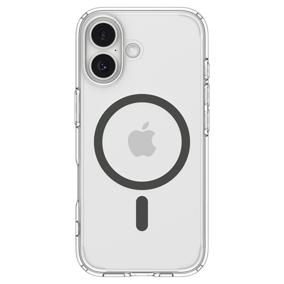 Etui Spigen do iPhone 17, Ultra Hybrid MagSafe, Clear/Graphite