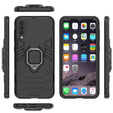 Etui do Samsung Galaxy A50/A50S/A30S, Kickstand Ring, czarne