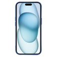 Etui do iPhone 15 Plus, Silicone Lite, granatowe