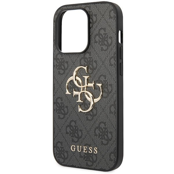 Etui GUESS do iPhone 15 Pro Max, 4G Big Metal Logo, szare