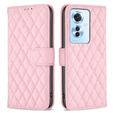 Etui z klapką do Oppo Reno 11F 5G, Wallet, BINFEN COLOR, różowe