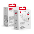 Forcell F-Energy Mini GaN III VT-35C 35W, kompaktowa ładowarka z podwójnym portem - biała