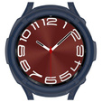 Etui z nakładką bezel ring do Samsung Galaxy Watch 6 Classic 47mm, Granatowe
