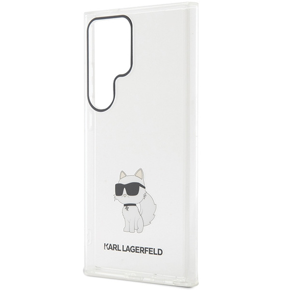 Etui Karl Lagerfeld do Samsung Galaxy S24 Ultra, IML Choupette - przezroczyste