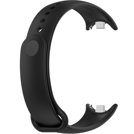 Pasek Silikonowy do Xiaomi Smart Mi Band 8 / Xiaomi Smart Mi Band 9, Czarny