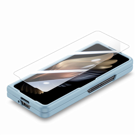 Etui do Samsung Galaxy Z Fold6 5G, ze szkłem, niebieskie