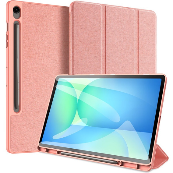 Etui Dux Ducis Domo Series do Samsung Galaxy Tab S10 FE+ Plus – różowe