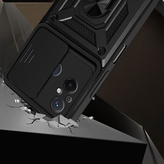 Etui pancerne do Xiaomi Redmi 12C, CamShield Slide, czarne