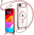 Etui do iPhone Air, Electro MagSafe, różowe + Smycz