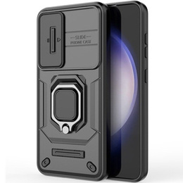 Etui KickStand Camera Lens do Samsung Galaxy S24, czarne