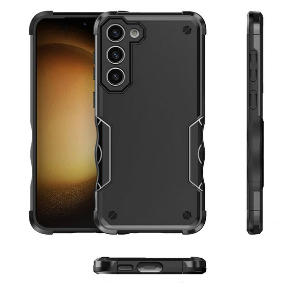 Etui pancerne do Samsung Galaxy S24, czarne