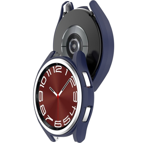 Etui do Samsung Galaxy Watch 6 Classic 43mm, Granatowe