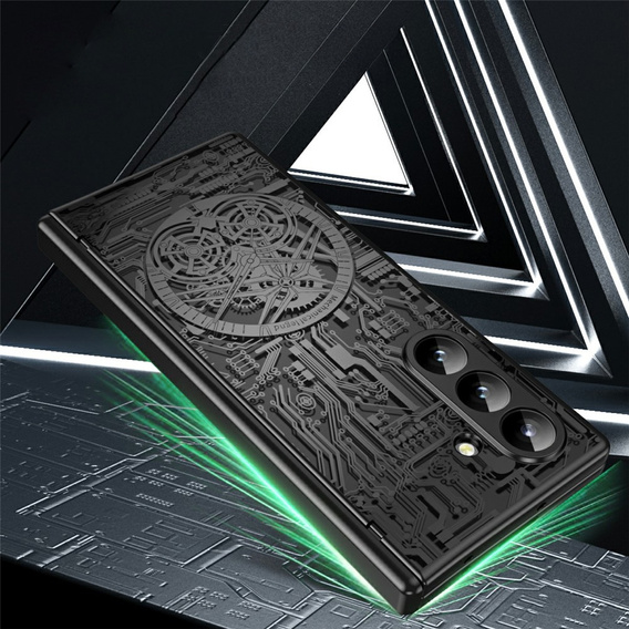 Etui do Samsung Galaxy Z Fold7 5G, Mechanical Legend, czarne