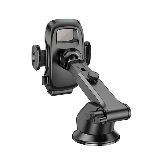 Uchwyt na telefon Hoco H15 do samochodu do szyby / deski - czarny