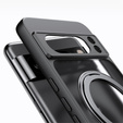 Etui do Google Pixel 8A, Fusion Hybrid Kickstand, do MagSafe, czarne