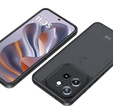Etui do Motorola Edge 50 Neo / Motorola ThinkPhone 25, Fusion Hybrid, przezroczyste / czarne