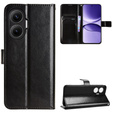 Etui z klapką do Xiaomi Poco F7, Crazy Horse Wallet - czarne