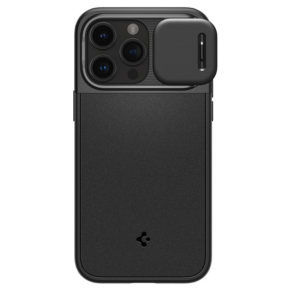 Etui SPIGEN do iPhone 15 Pro Max, Optik Armor MagSafe, Czarne